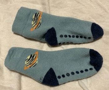 Chaussettes anti-dérapantes planète 23-26
