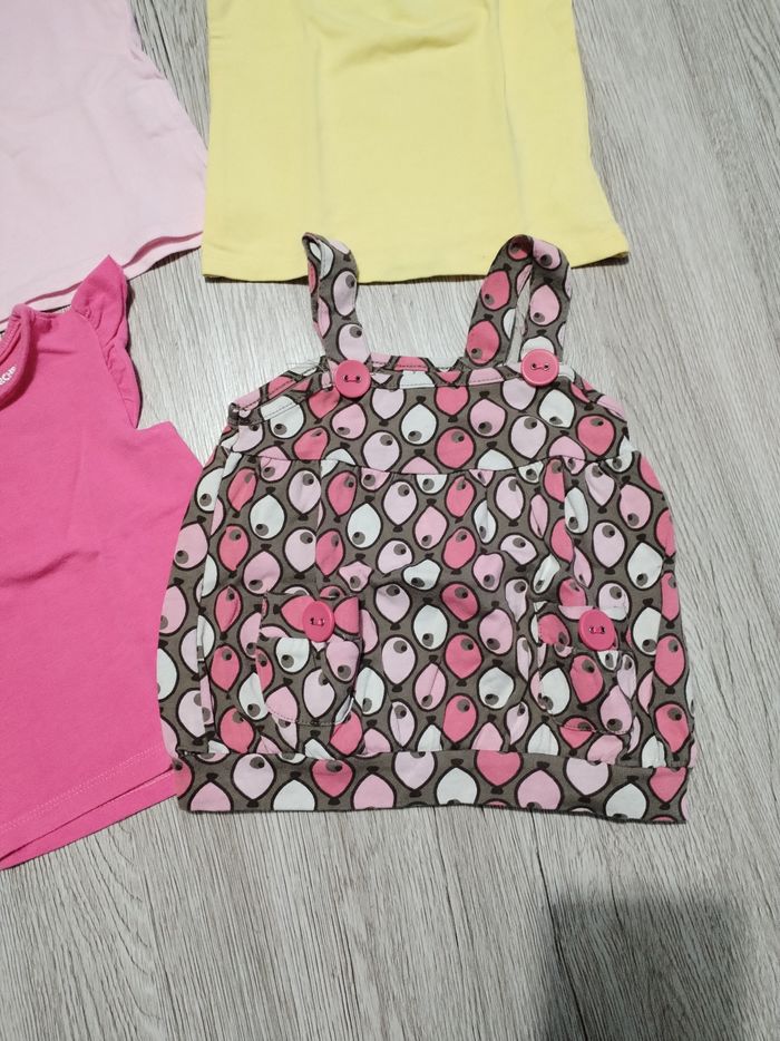 Lot de 4 t-shirts été 3 mois fille - photo numéro 2