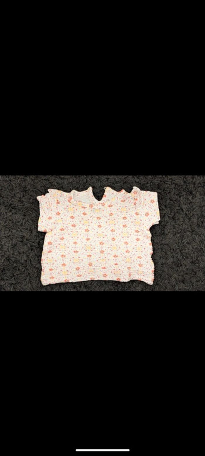 Lot 5 t-shirts fille 6 mois - photo numéro 6