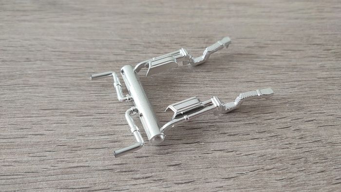 Ligne échappement pièce détachée miniature Porsche 356 B 1961 Burago BBurago 1/18 1/18e 1/18ème #B68