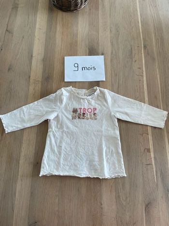 T-shirt fille Tape à l’œil 9 mois