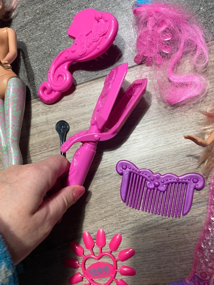 Beau lot barbie et sirène barbie - photo numéro 4