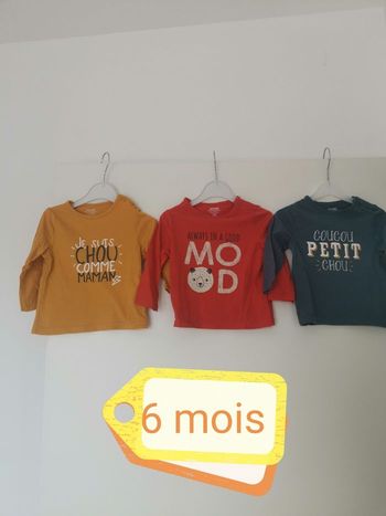 Lot hauts 6 mois