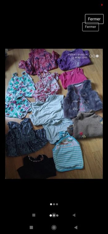 Lot 2ans robe pyjama short gilet été