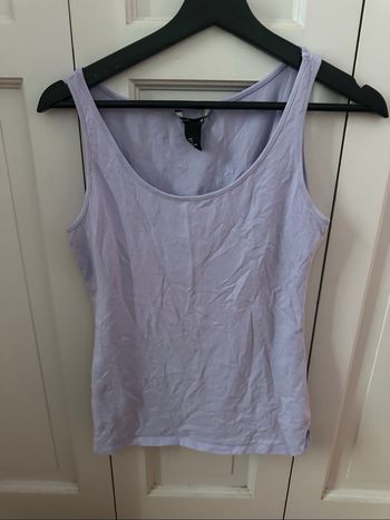 Débardeur strech basic parme lilas violet pale