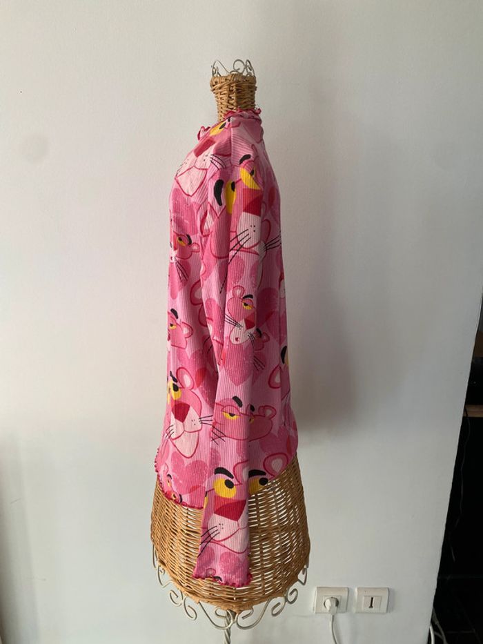 Tee shirt Desigual la panthère rose manches longues taille 13/14 ans - photo numéro 5