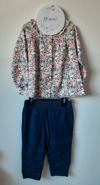 Ensemble Bébé fille 18 mois Ma boutique plus