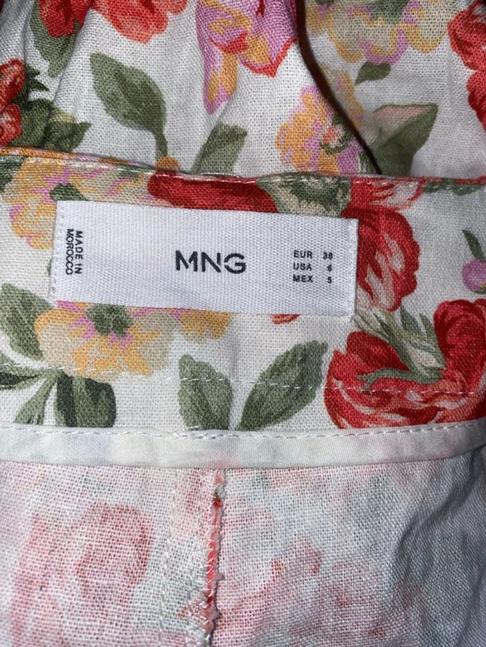 🧡Pantalon Fleuri Mango Taille 38 - photo numéro 6