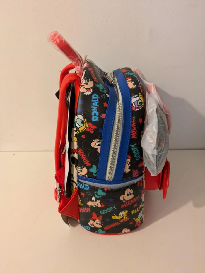 Sac à dos Loungefly Mickey et amis avec serre-tete - photo numéro 4