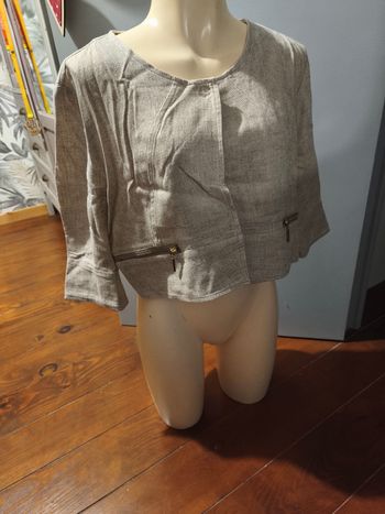 Veste courte lin