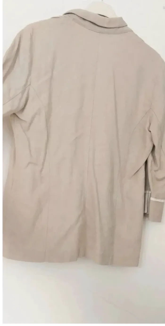 Veste légère en lin beige T2 (38-M) - photo numéro 2