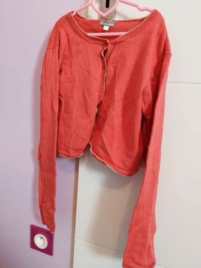 Gilet Bordure doré Verbaudet 10 ans