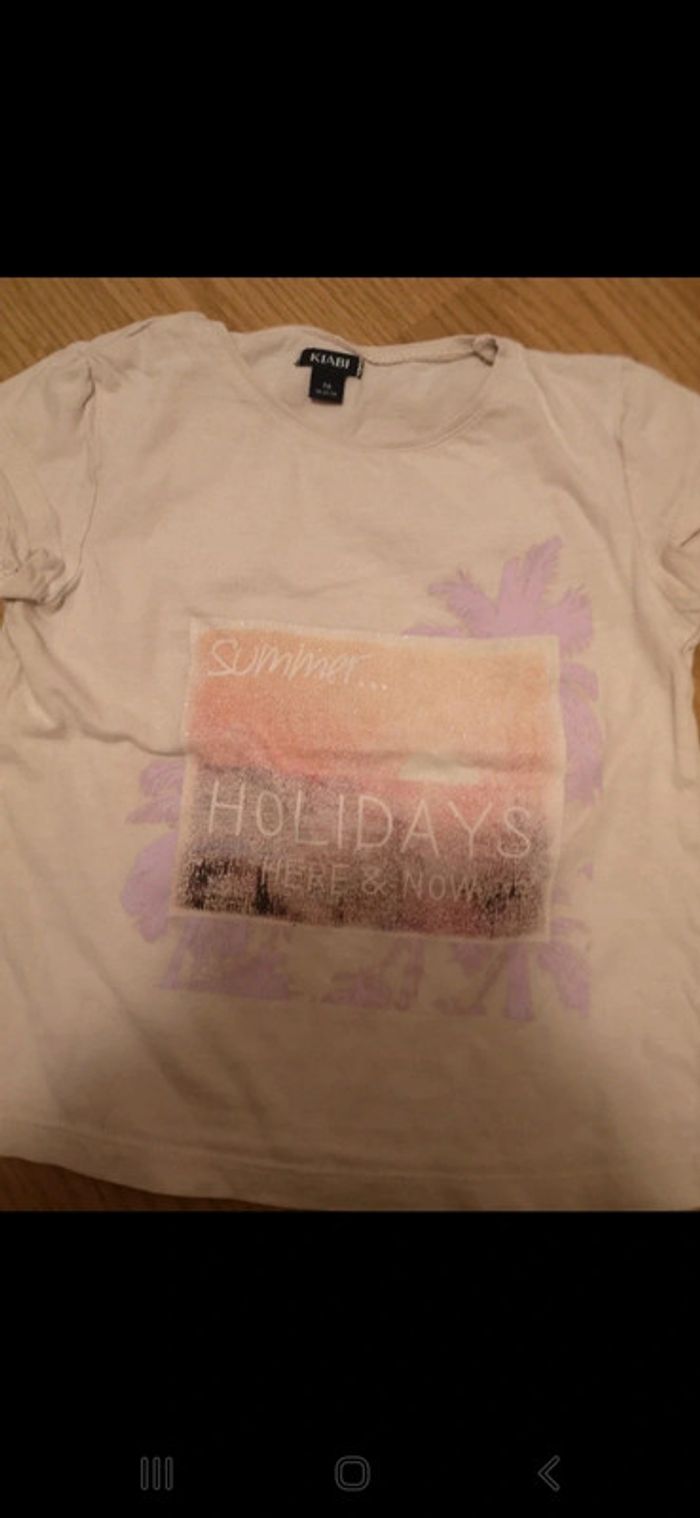 Tee shirt fille 4 ans kiabi