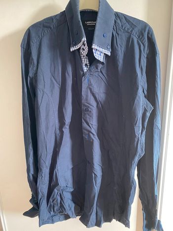 Chemise manches longues slim xl