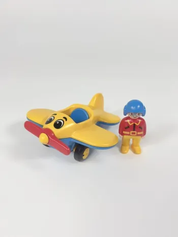 Playmobil 1.2.3 Pilote et avion