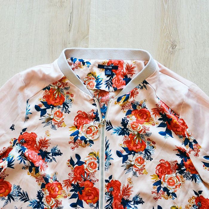 Kiabi Veste Sukajan Vintage Collection Rose Fleurs Inspiration Asiatique Femme (Taille M) - photo numéro 6
