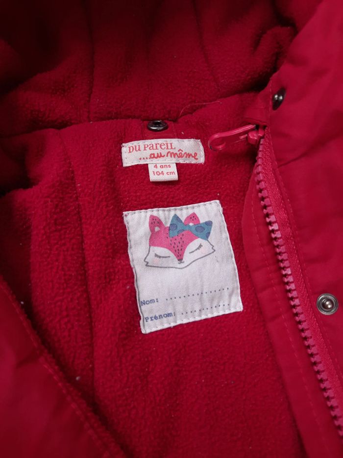 Manteau, DPAM, fille 4 ans - photo numéro 2