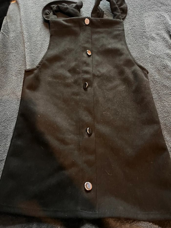 Robe en daim noir fille 5 ans gemo - photo numéro 2