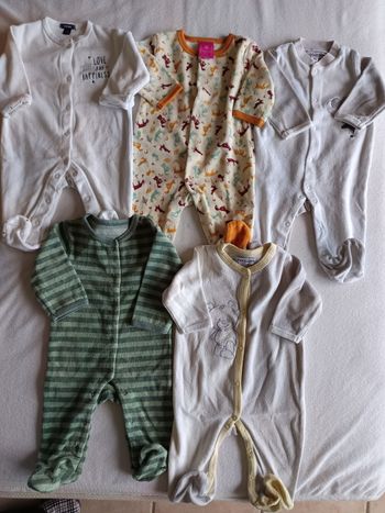 Pyjamas velours 3 mois
