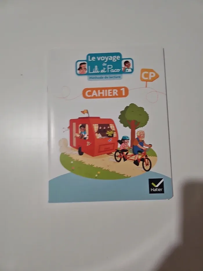 Cahier 1 Méthode lecture CP Voyage Lili et Paco