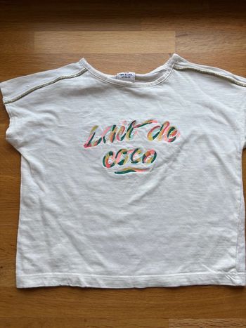 T-shirt MC tape à l’œil 4 ans fille