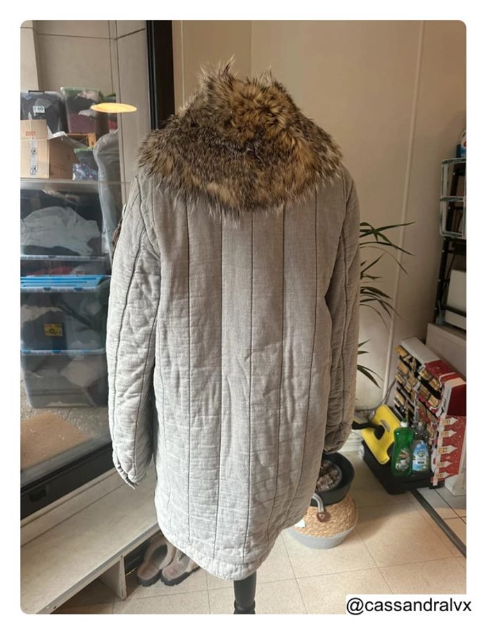 Manteau beige gris - Balenciaga - photo numéro 5