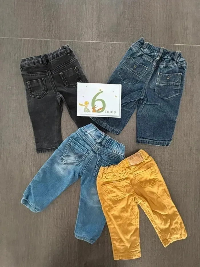 Jeans lot 6 mois - photo numéro 2