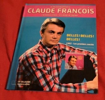 Livre CD Claude François 1962 les premiers succès