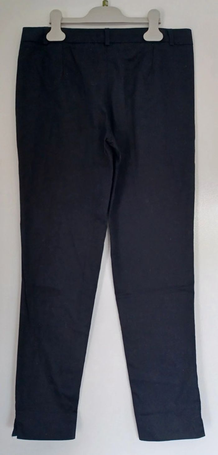 Pantalon noir coton Camaïeu / tailleur - photo numéro 2