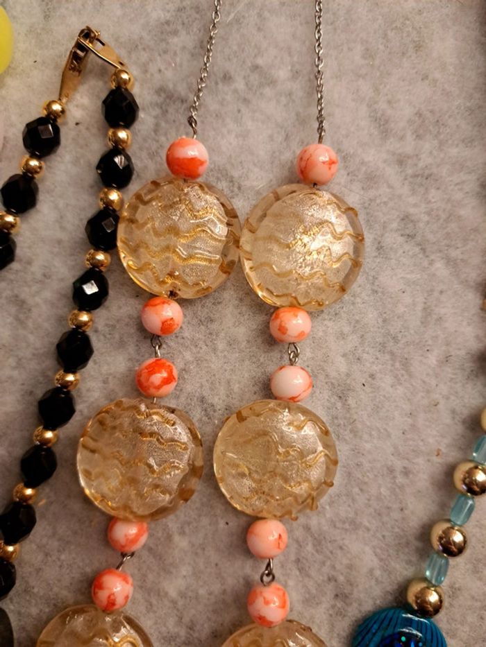 Lot de colliers multicolore artisanale - photo numéro 10