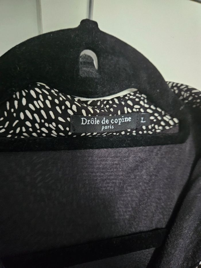 Robe chemise longue imprimé moucheté Drôle de Copine - photo numéro 3