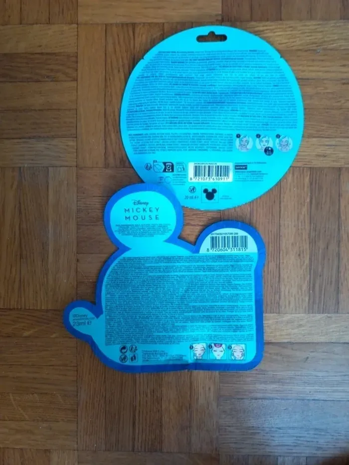 Lot de 2 masque visage Disney mickey et stitch - photo numéro 2
