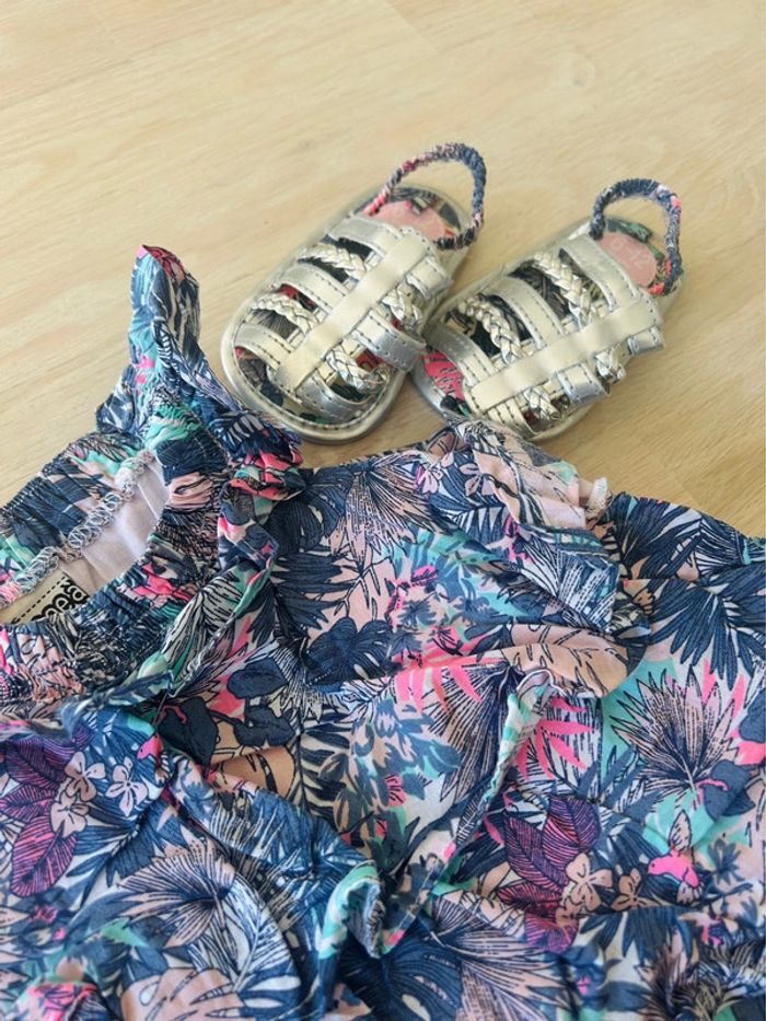 Robe 9 mois + sandales TAO - photo numéro 2