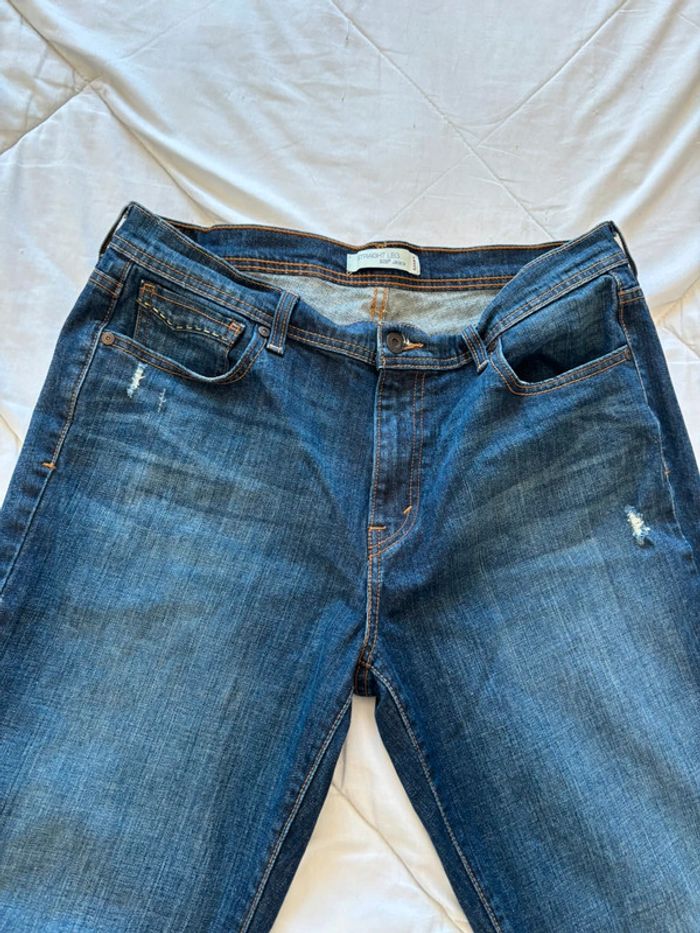 Jean Levi’s 505 straight leg droit bleu foncé vintage y2k 00s taille 44/46 2XL/3XL - photo numéro 7