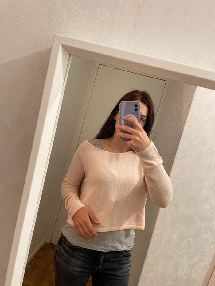 Pull large et court taille S/M - photo numéro 2