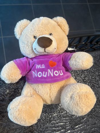 Peluche ourson « Ma nounou »
