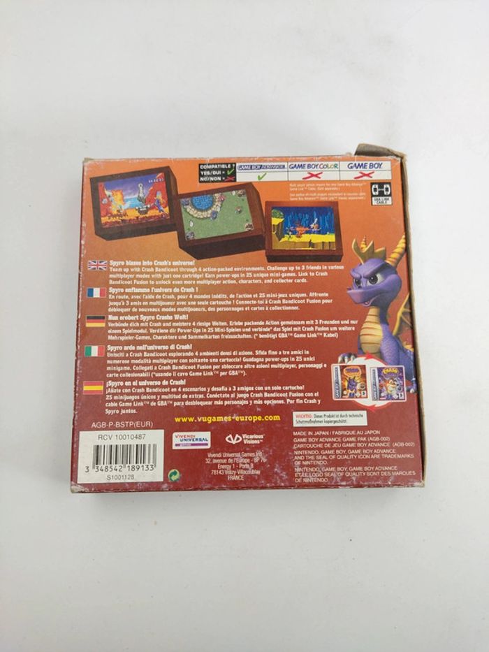 Jeu Game Boy Advance Spyro Fusion sans jeu - photo numéro 16