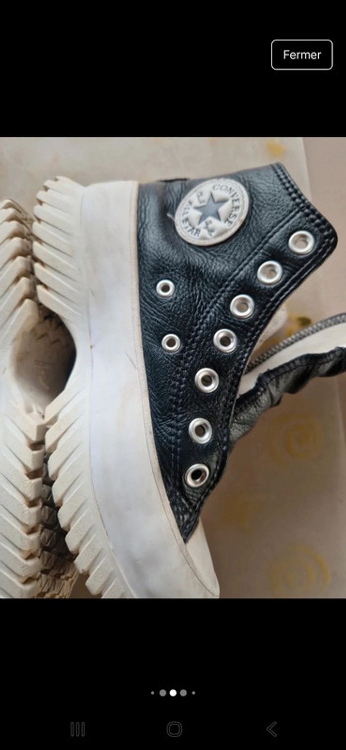 Converse hautes 🖤 - photo numéro 7