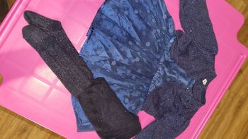 Robe + collant hiver