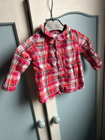Petite chemise à carreaux, 6 mois , gemo