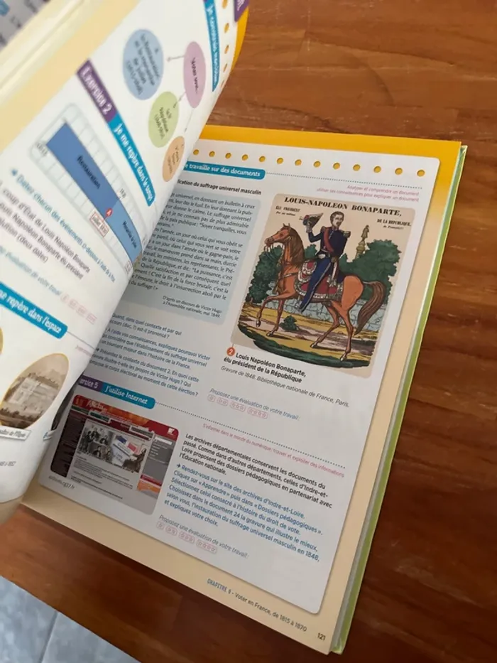 Livre histoire-géographie, enseignement, moral et fus civique quatrième - photo numéro 4
