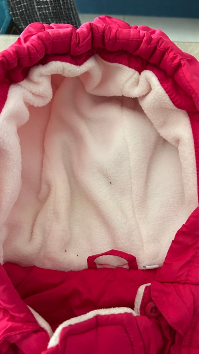 Combinaison d’hiver – Rose fuchsia  Combi ski fille 3/4 ans 98-104   zip - photo numéro 4