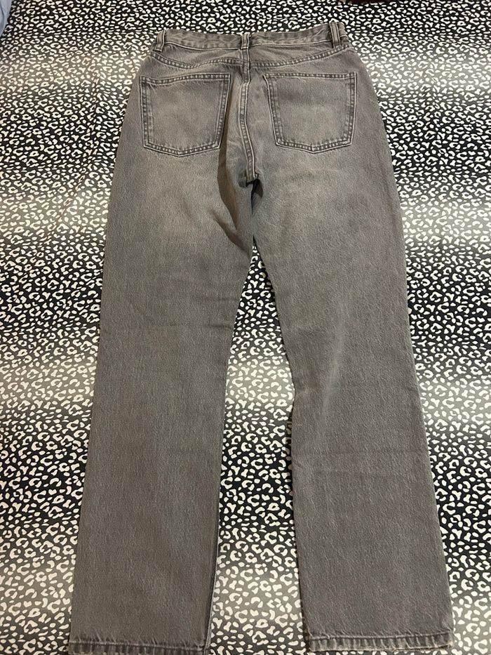 Jean gris droit zara