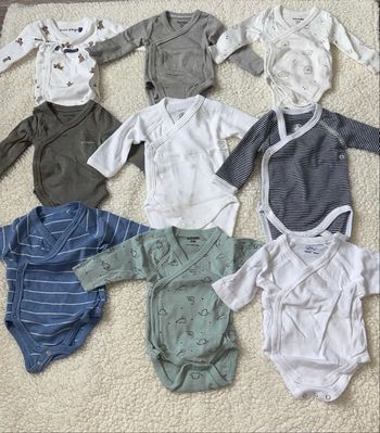 Vêtements body taille naissance 