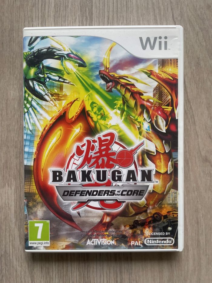 Jeu pour Nintendo Wii, Bakugan defenders of the core, en français.