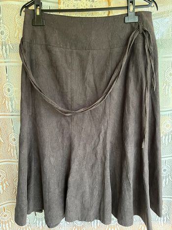 jupe fantaisie marron