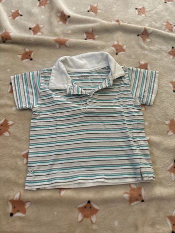 Polo rayé 6 mois