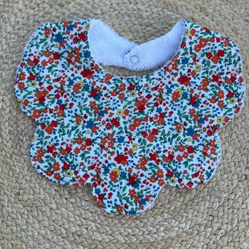 Bavoir fleur liberty multimt