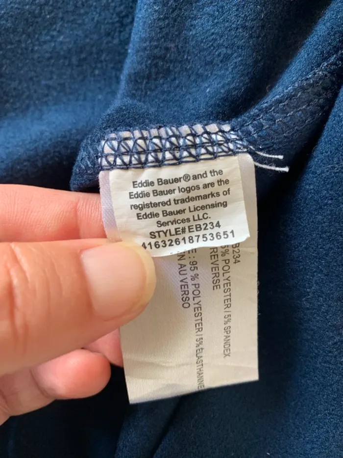 1/4 zip Eddie Bauer Homme Grande Taille XXL - photo numéro 3