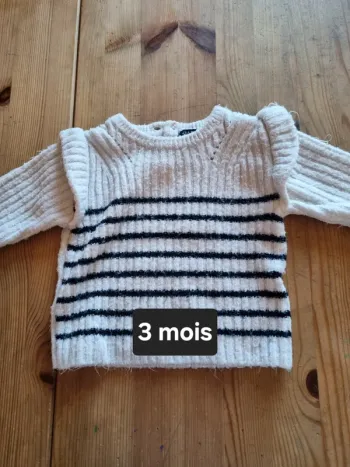 Pull-over bebe fille